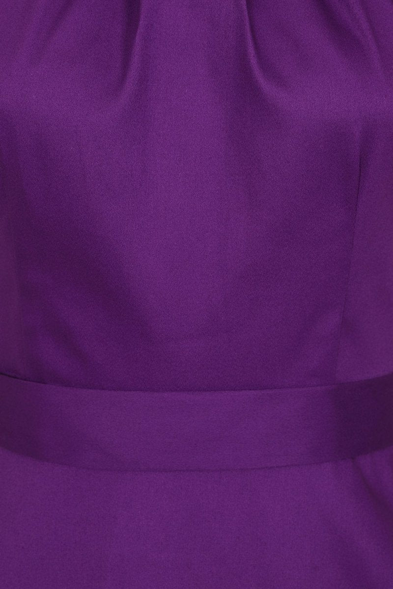 Day Dress - Purple - Lady V London