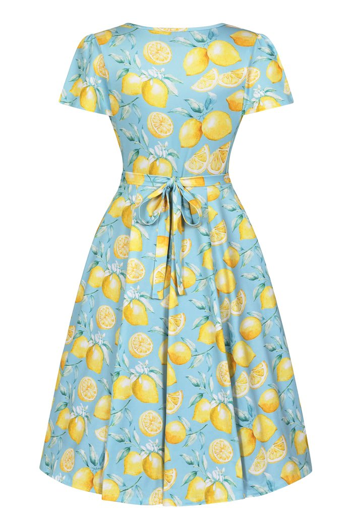 Lyra Dress - Summer Lemon - Lady V London