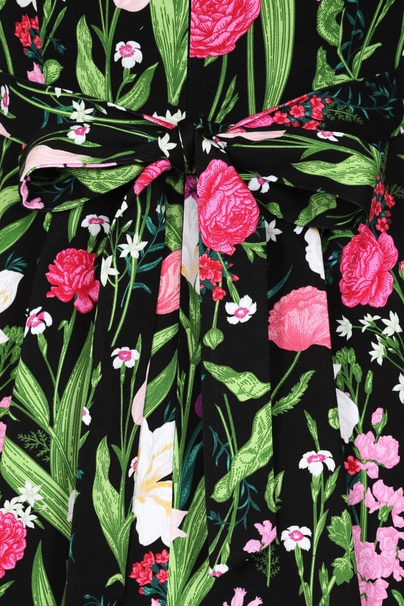 Hepburn Dress - Wildflowers - Lady V London