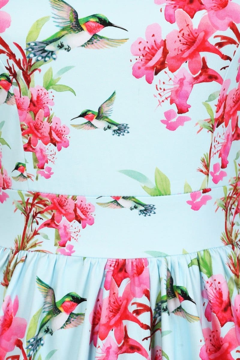 Tea Dress - Hummingbird - Lady V London