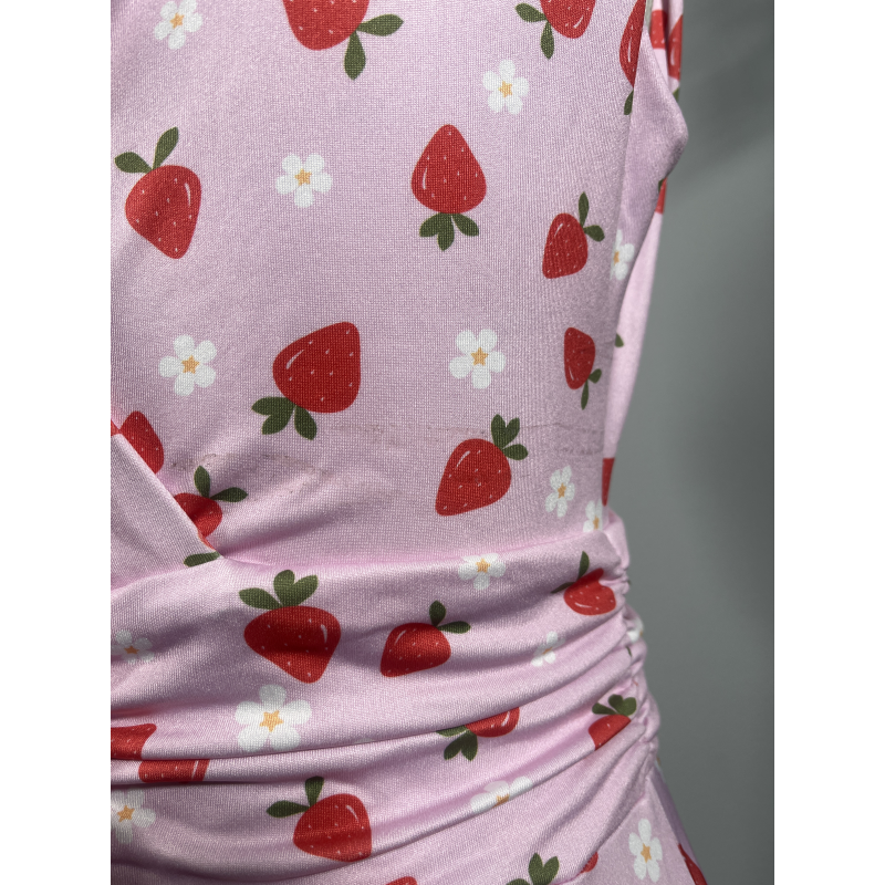 Arabella Dress - Strawberries (08), Lady V London