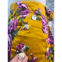 Thumbnail for Lady V Skirt - Mustard Floral (10), Lady V London