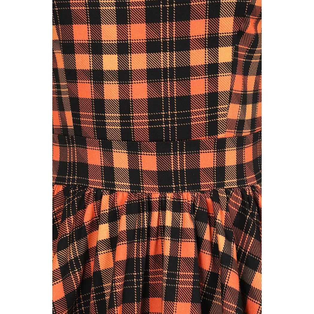 Tea Dress - Halloween Tartan, Lady V London