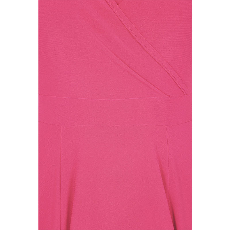 Short Sleeve Lyra Dress - Cerise