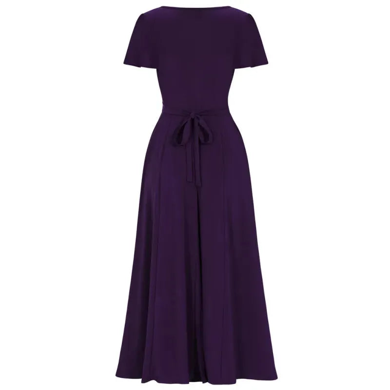 Lyra Maxi Dress - Damson, Lady V London