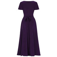 Thumbnail for Lyra Maxi Dress - Damson, Lady V London
