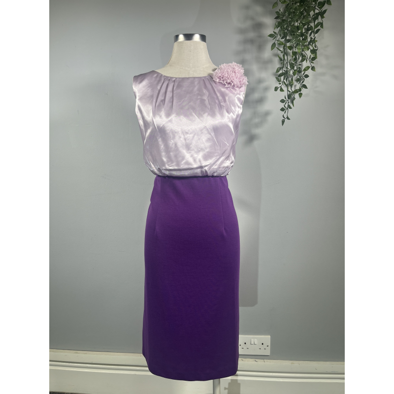 Lady V Dress - Purple Silk (16), Lady V London