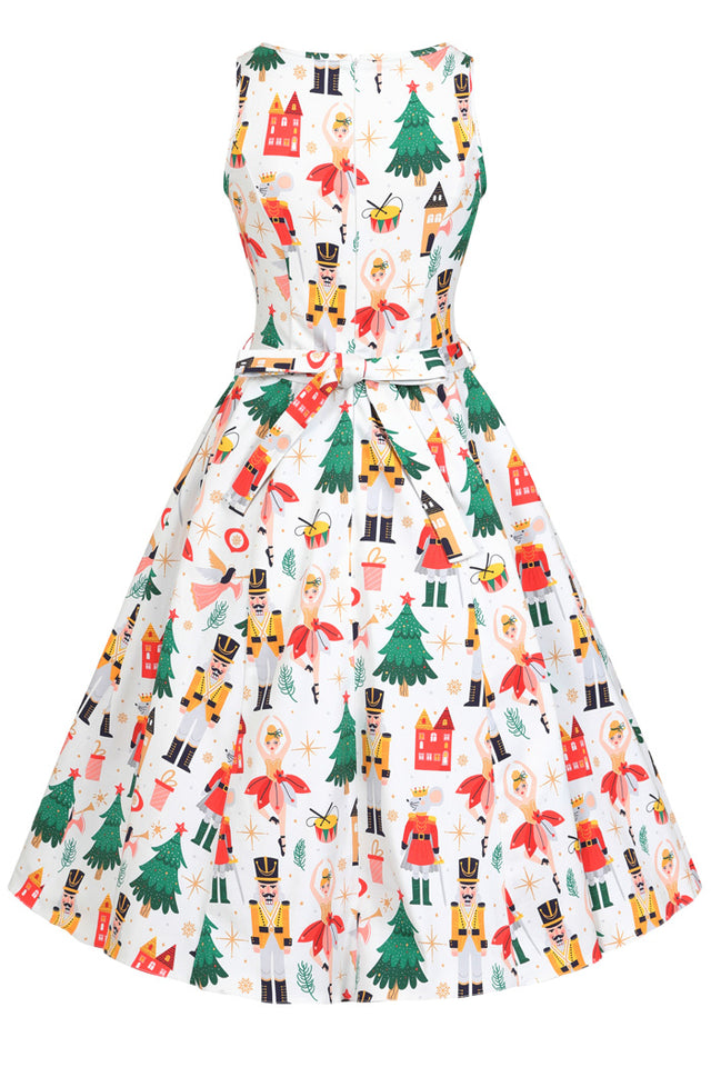 Hepburn Dress - Nutcracker, Lady V London