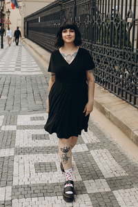 Thumbnail for Lyra - Mini Dress - Black