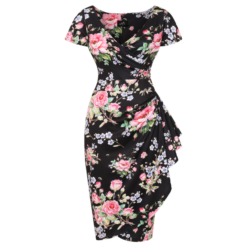 Elsie Dress - Rosy Bouquet