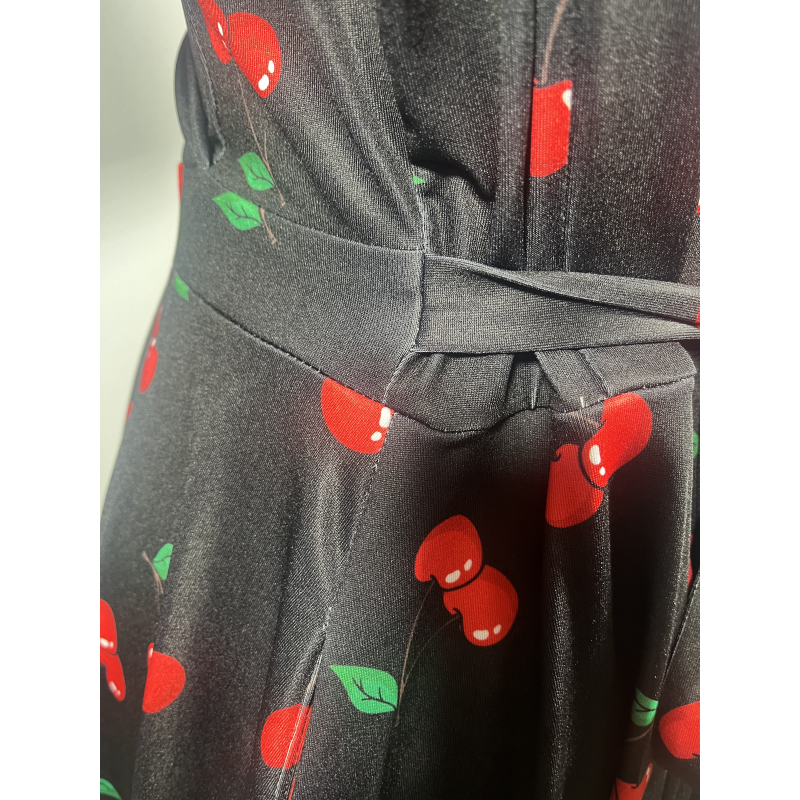 Lyra Dress - Cherries (18), Lady V London