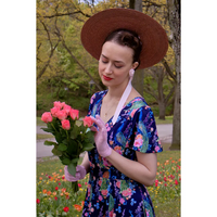 Thumbnail for Lyra Maxi Dress - Elegant Peacocks