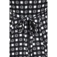 Thumbnail for Lyra Dress - Skull Gingham