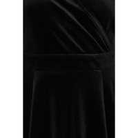 Thumbnail for Lyra Dress - Black Velvet, Lady V London