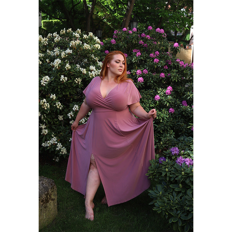 Lyra - Maxi Dress - Smoky Pink