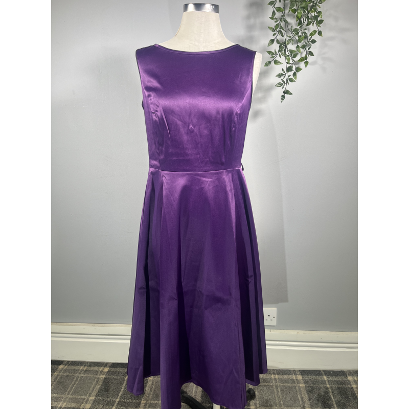 Hepburn Dress - Purple (12), Lady V London