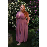 Thumbnail for Lyra - Maxi Dress - Smoky Pink