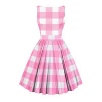 Thumbnail for Tea Dress - Pink Plaid