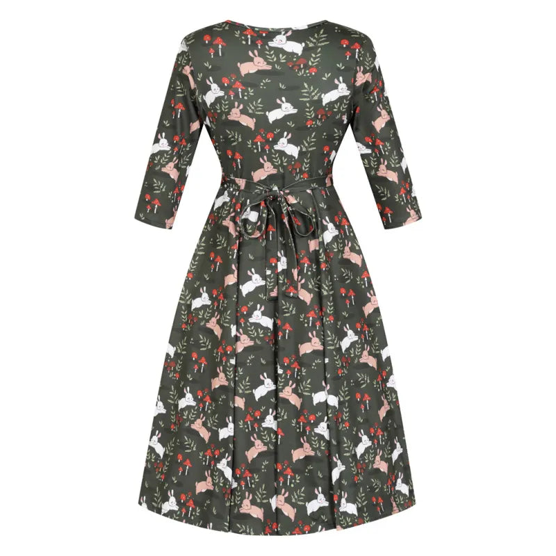 Lyra Dress - Little Bunnies, Lady V London