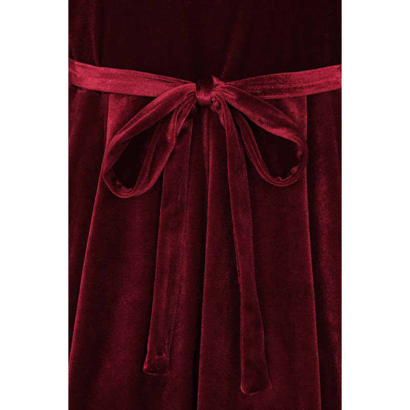 Lyra Dress - Red Velvet, Lady V London