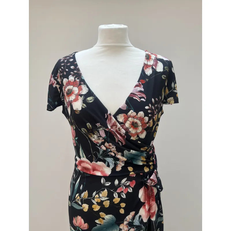 Lady V Dress - Dark Blue Floral (10), Lady V London