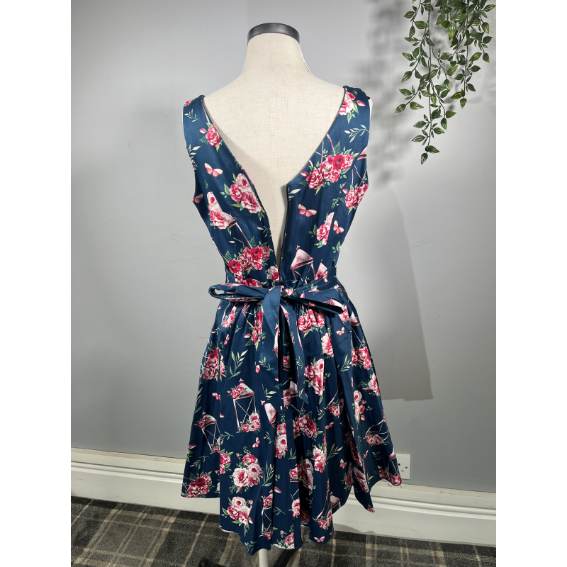 Tea Dress - Pink Garden (14), Lady V London