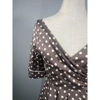 Thumbnail for Lady V Dress - Mocha Polka (10), Lady V London