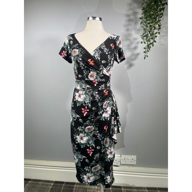 Elsie Dress - Hibiscus (10), Lady V London