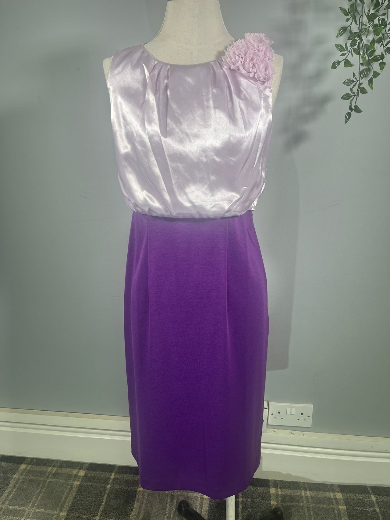 Lady V Dress - Purple Silk (14)