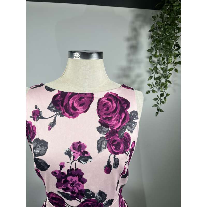 Tea Dress - Purple Posy (12), Lady V London