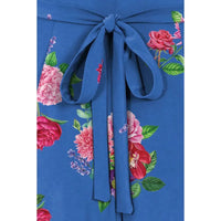 Thumbnail for Lyra Maxi Dress - Cobalt Blue Bouquet