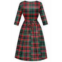 Thumbnail for Lyra Dress - Christmas Tartan