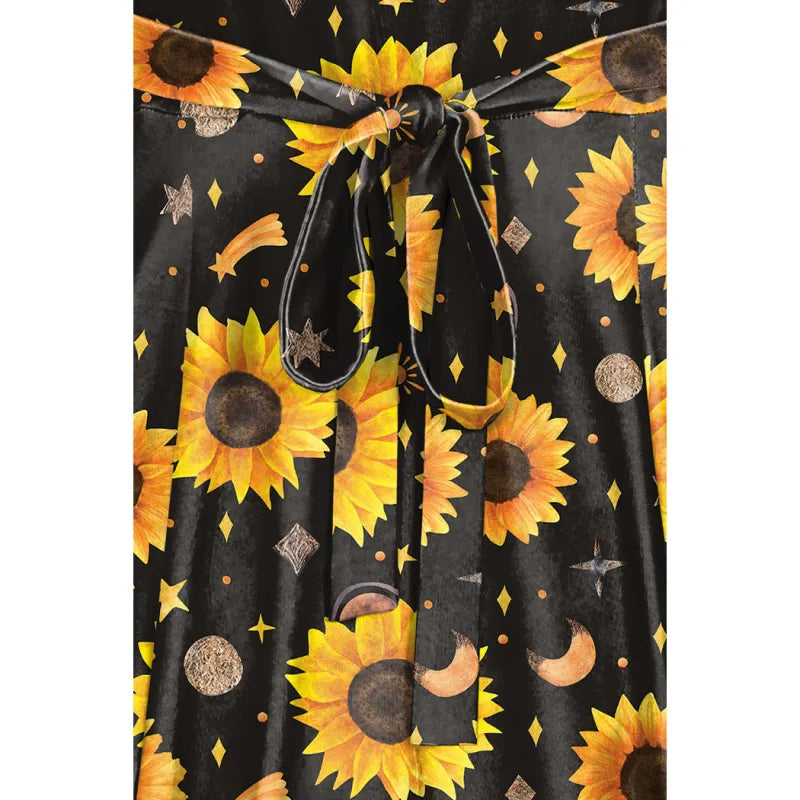 Lyra Dress - Sparkle Sunflower Lady V London Lyra Dress - Sparkle Sunflower Lady V London