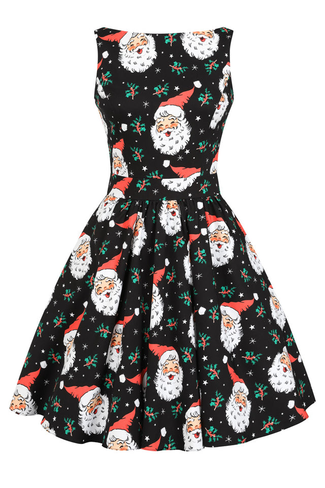 Tea Dress - Retro Santa, Lady V London