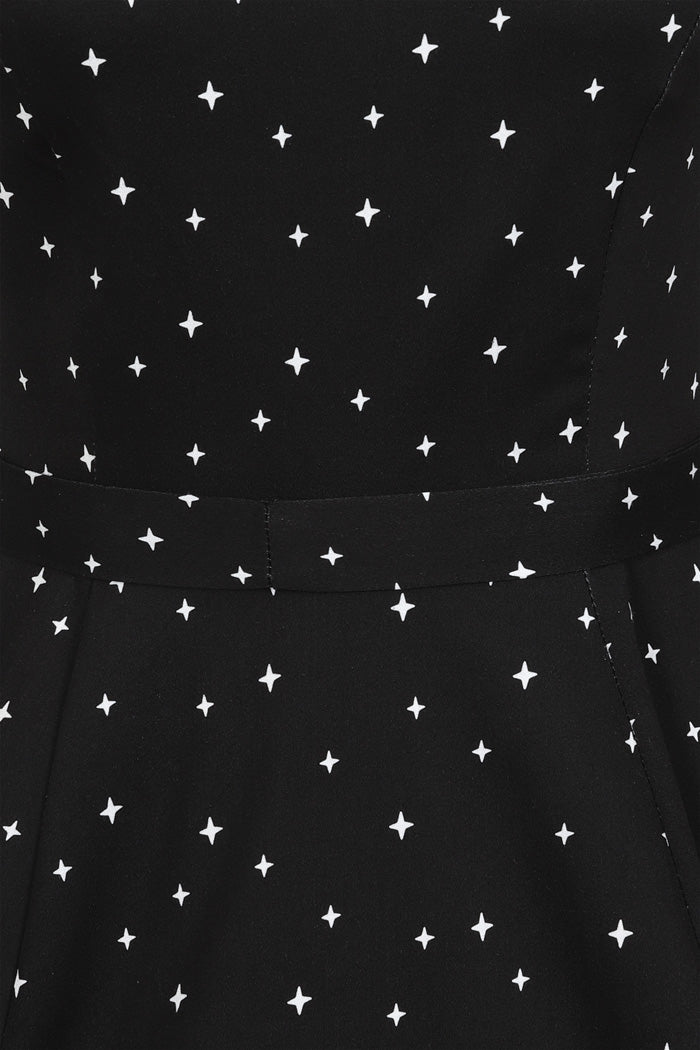 Hepburn Dress - Twinkle Stars, Lady V London