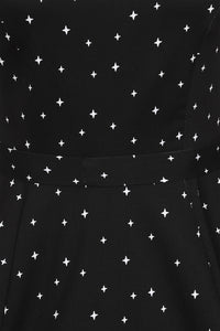 Thumbnail for Hepburn Dress - Twinkle Stars, Lady V London