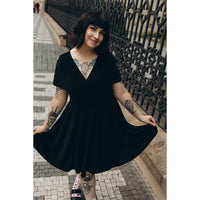 Thumbnail for Lyra - Mini Dress - Black