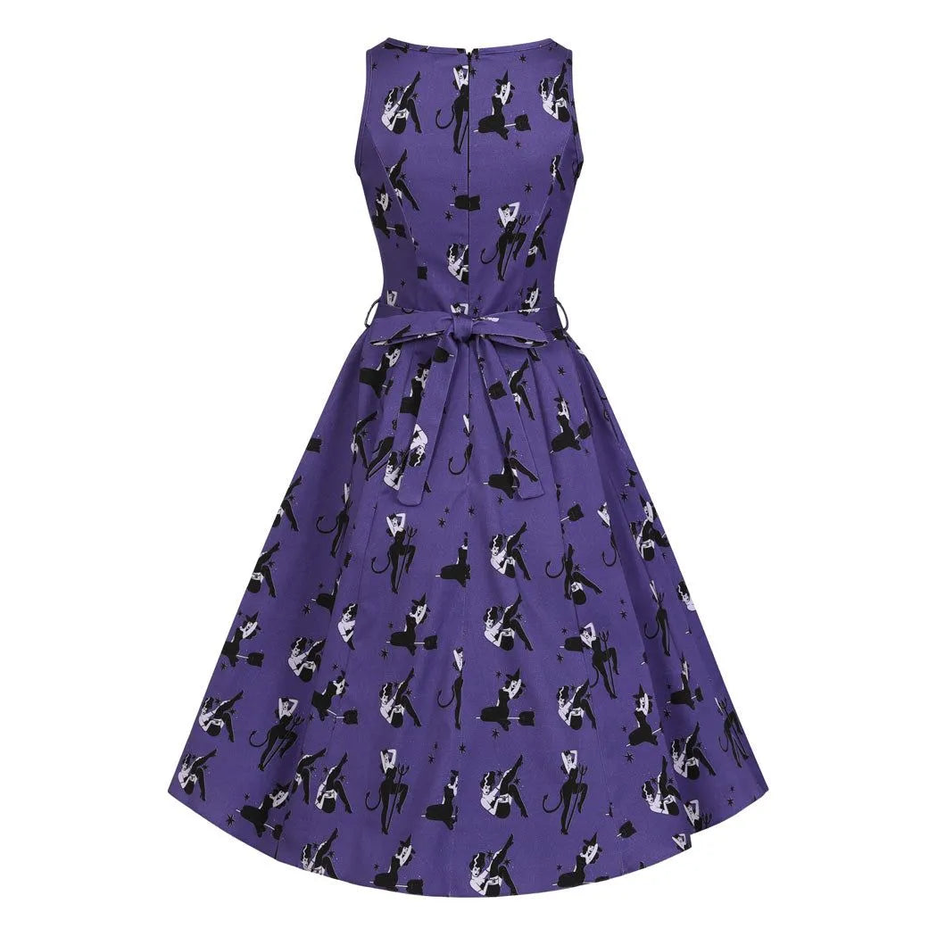 Hepburn Dress - Pin Up Halloween, Lady V London