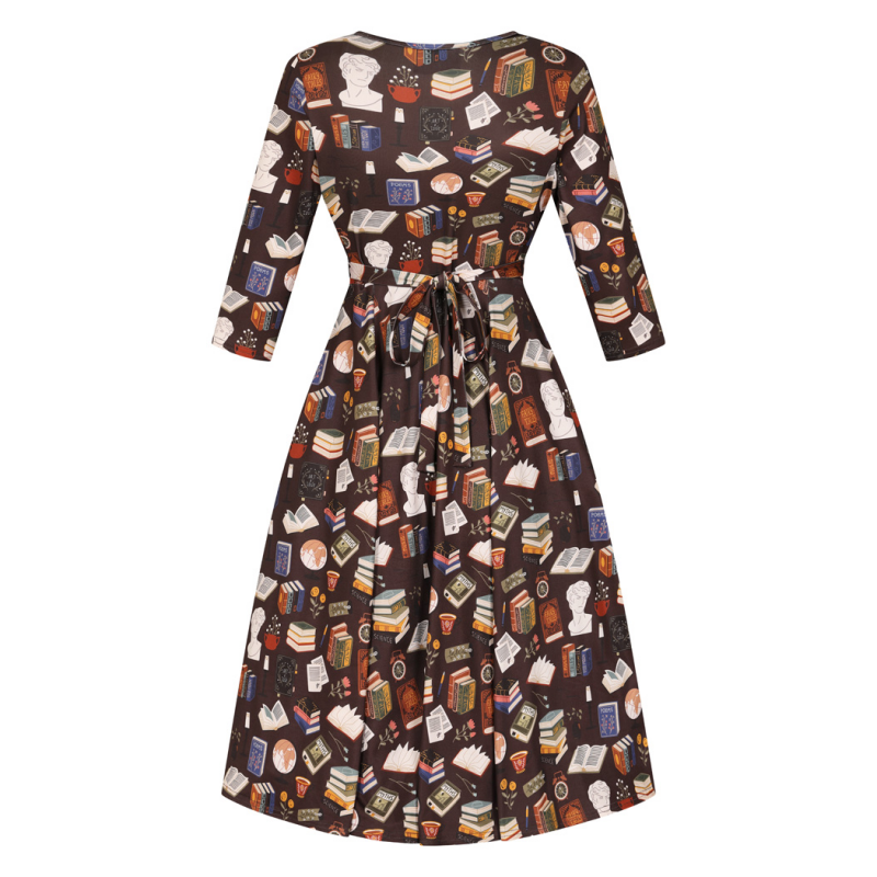 Lyra Dress - In The Library, Lady V London