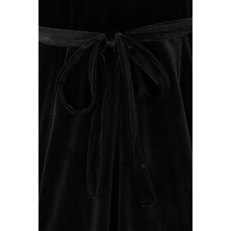 Lyra Dress - Black Velvet, Lady V London