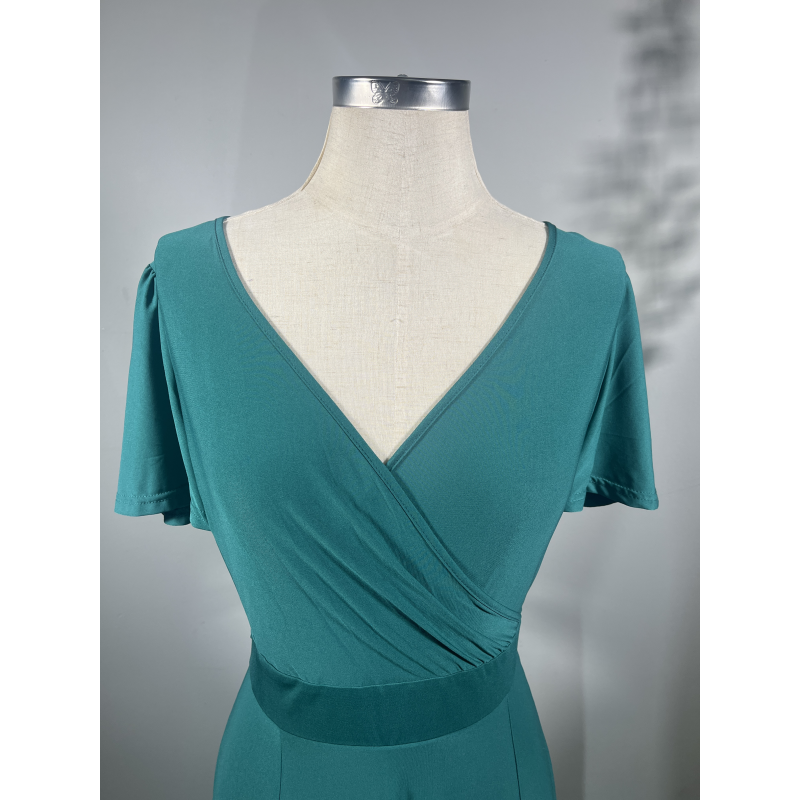 Lyra Dress - Teal (14), Lady V London