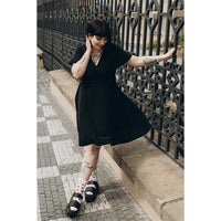 Thumbnail for Lyra - Mini Dress - Black