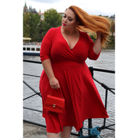 Thumbnail for Lyra Dress - Red