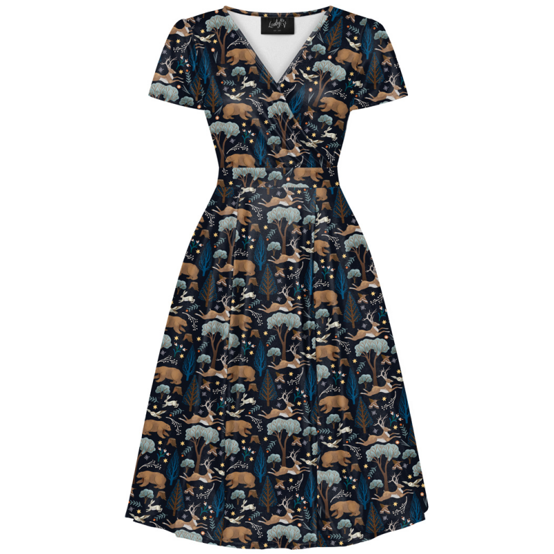 Lyra Dress - Blue Forest