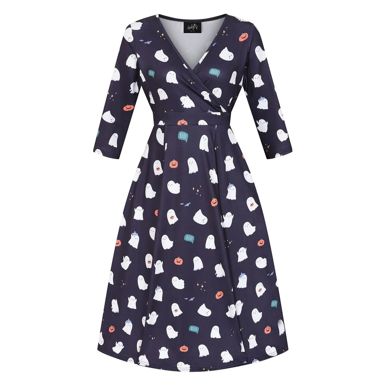 Lyra Dress - Cute Ghosts, Lady V London