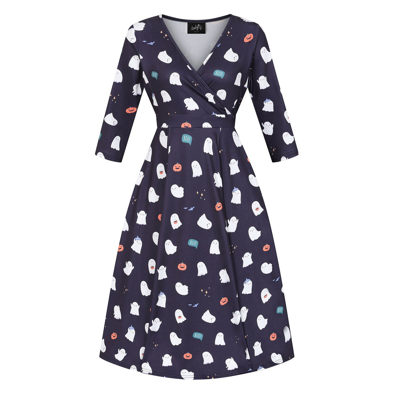 Lyra Dress - Cute Ghosts, Lady V London