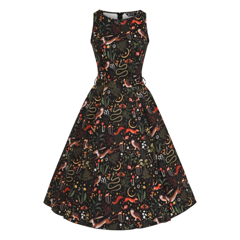 Hepburn Dress - Enchanted Woods
