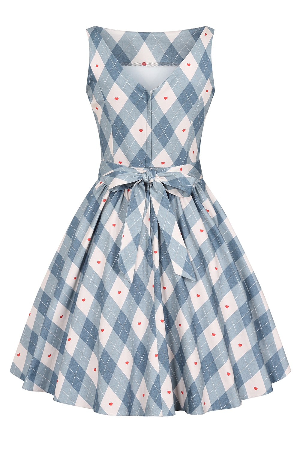 Tea Dress - Blue Valentine Diamond, Lady V London