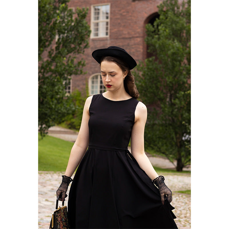 Hepburn Dress - Obsidian