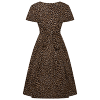 Thumbnail for Lyra Dress - Leopard Hearts